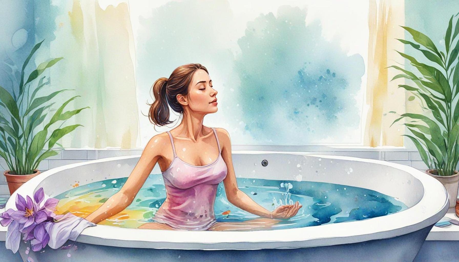 Breathing Techniques During Bath Meditation to Relieve Stress and Promote Emotional Harmony
