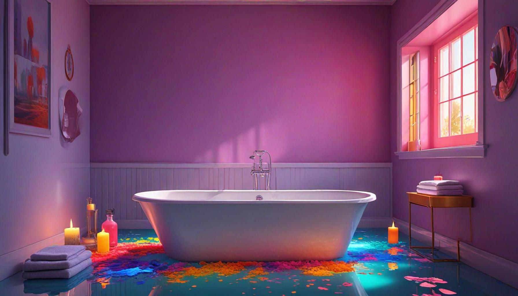 How Colors and Lighting Affect the Bathing Meditation Experience
