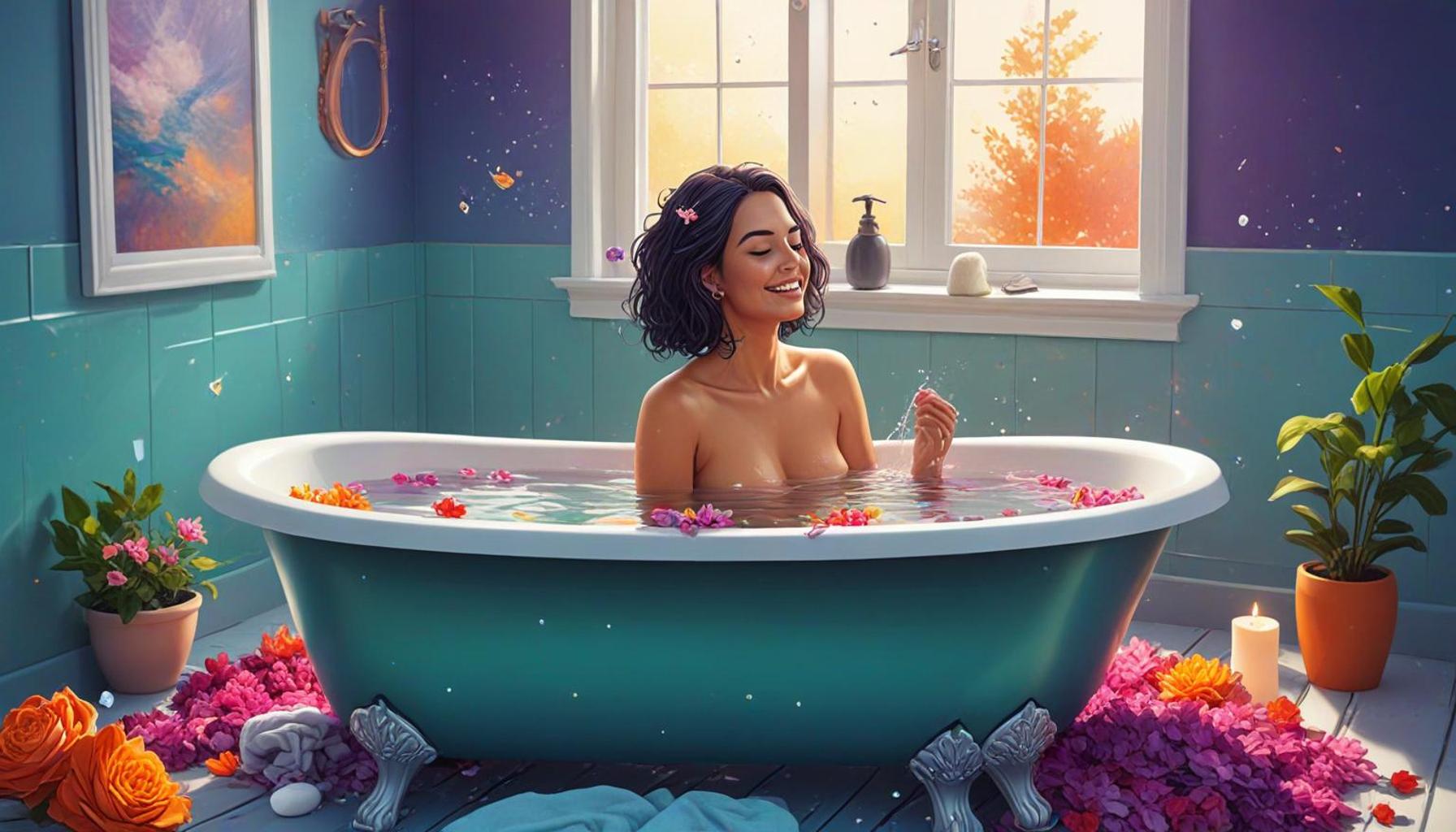 Transforming the Bath into a Space of Gratitude: Techniques to Cultivate Positive Thoughts and Relieve Stress