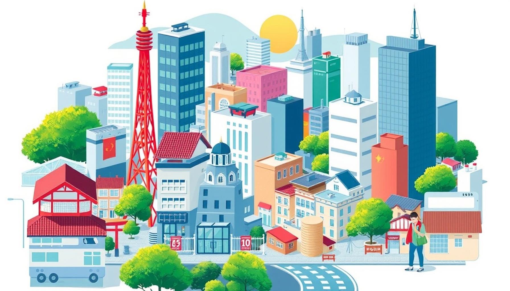 日本における不動産投資のトレンド：人口動態と都市化の影響