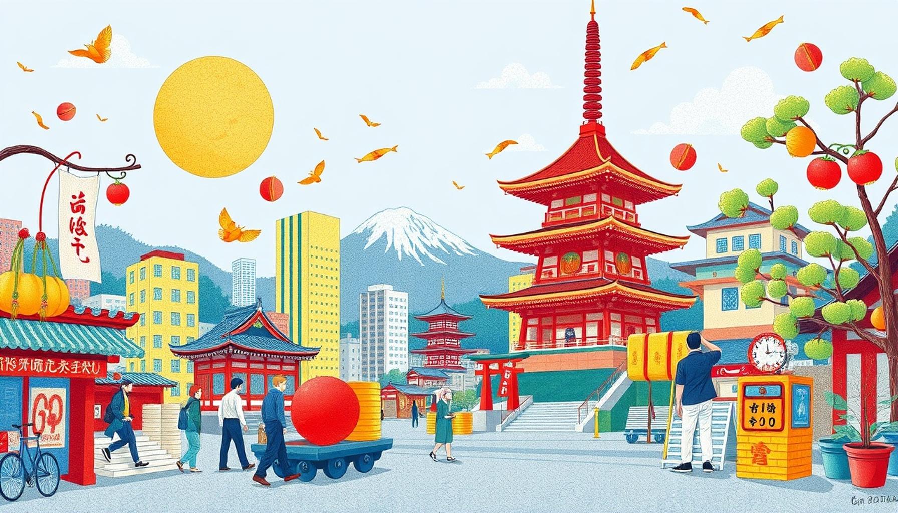 日本文化が資産管理の伝統的および現代的アプローチに与える影響